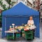10 x 10 Feet Pop up Gazebo with 4 Height and Adjust Folding Awning